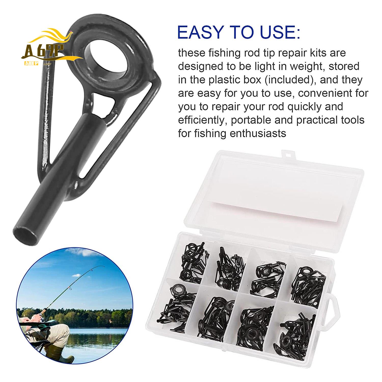 Fishing Rod Tip Replacement - A69P-80 Pieces Fishing Rod Tip Repair
