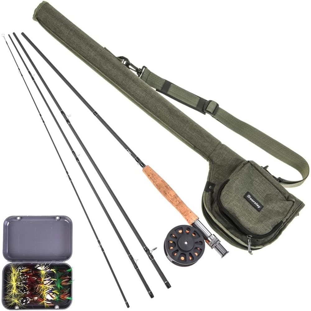 Fishing Rod Case - Portable Fishing Kit: Rod, Carrier, Bag,