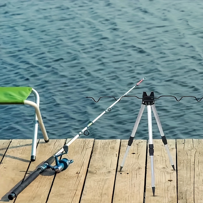 Fishing Rod Casting - 1 Pcs Telescopic Aluminum Alloy Holder