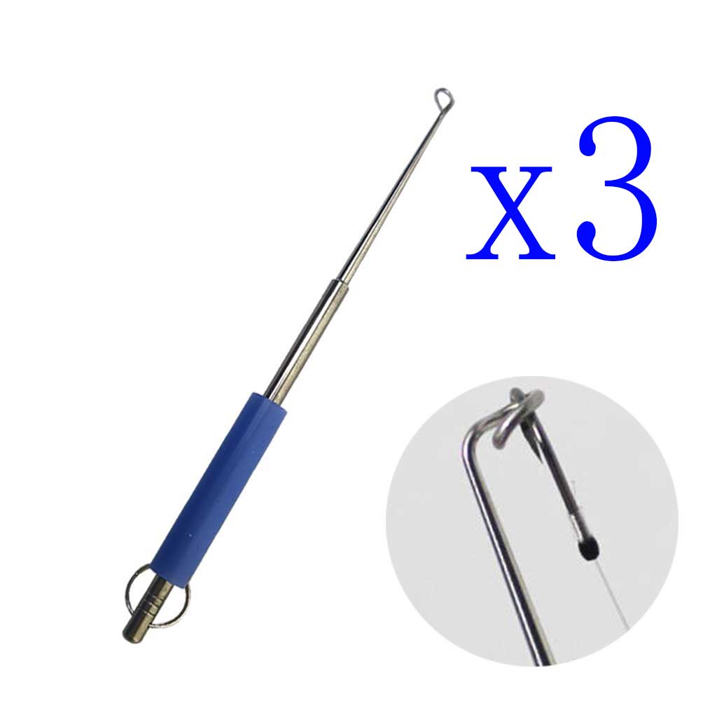 3-Pack Stainless Steel Fish Ho - Fishing Rod Building Kit recension och pris