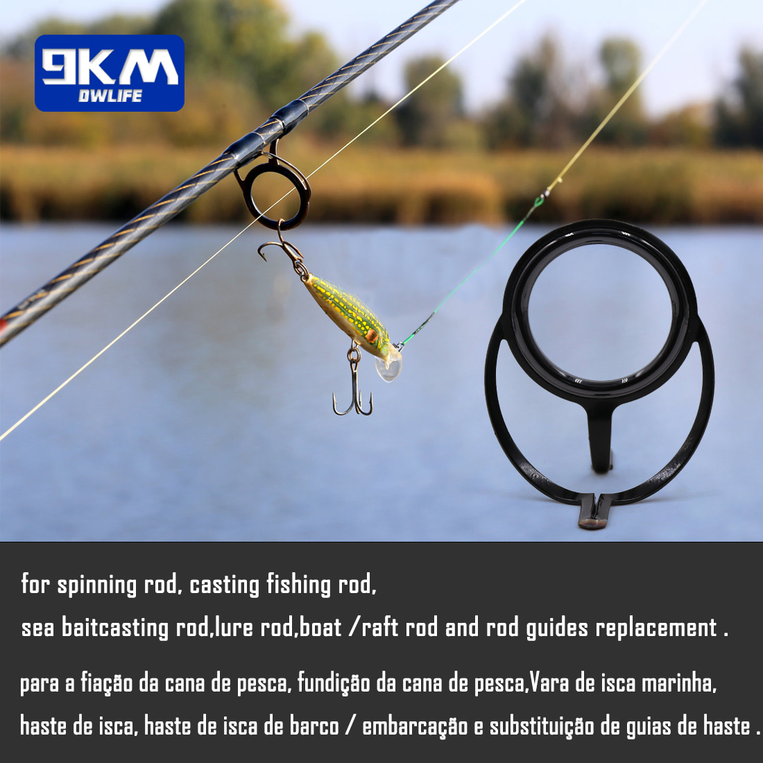 Fishing Rod Repair Kit Spinnin - Fishing Rod Guide Replacement recension och pris