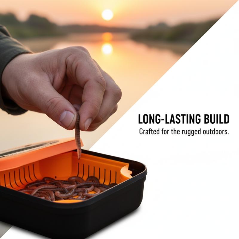 New Carp Fishing Bait Box Feed - Fishing Rod Case recension och pris