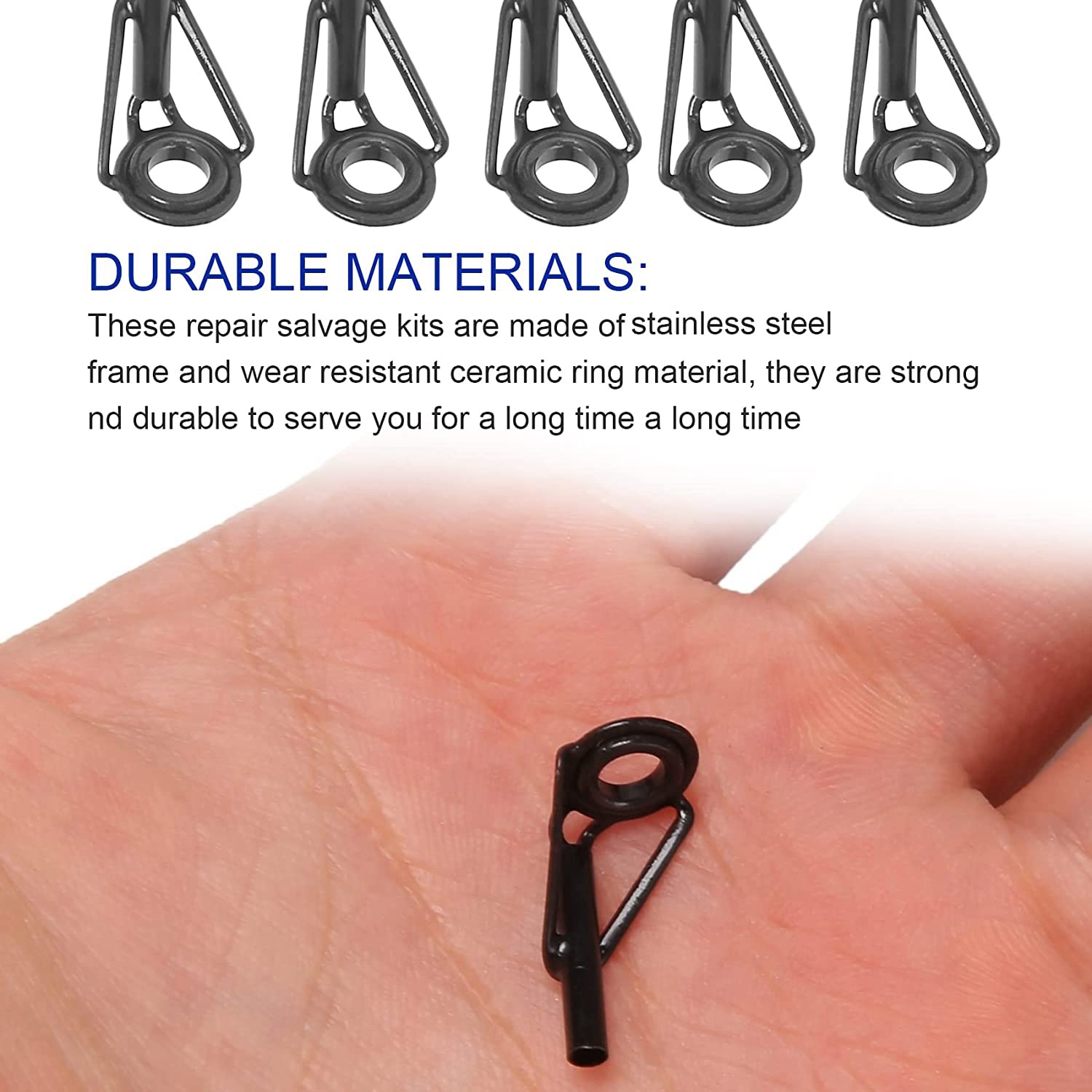 A69P-80 Pieces Fishing Rod Tip - Fishing Rod Tip Replacement recension och pris