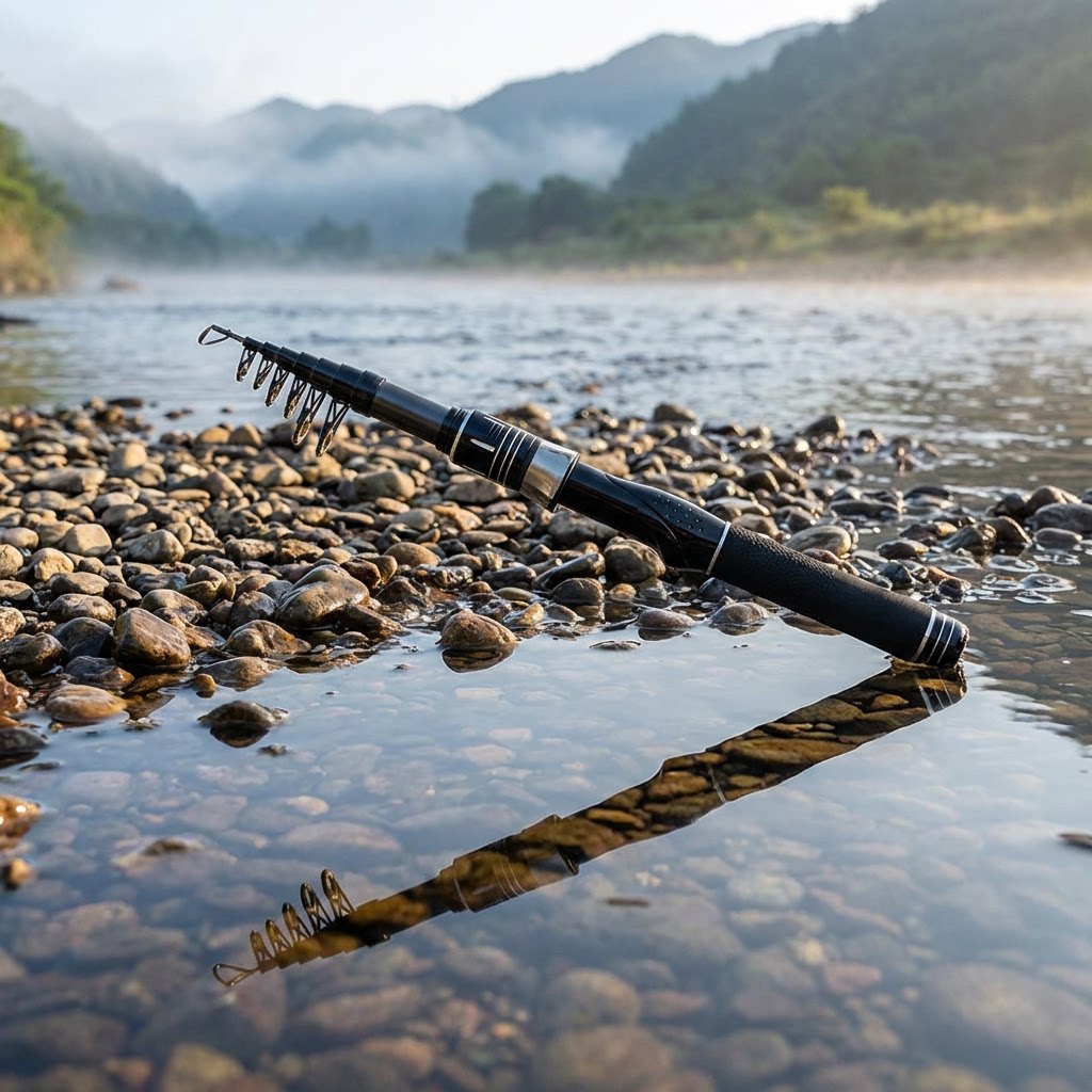 Ultralight Telescopic Carbon F - Fishing Rod Travel recension och pris