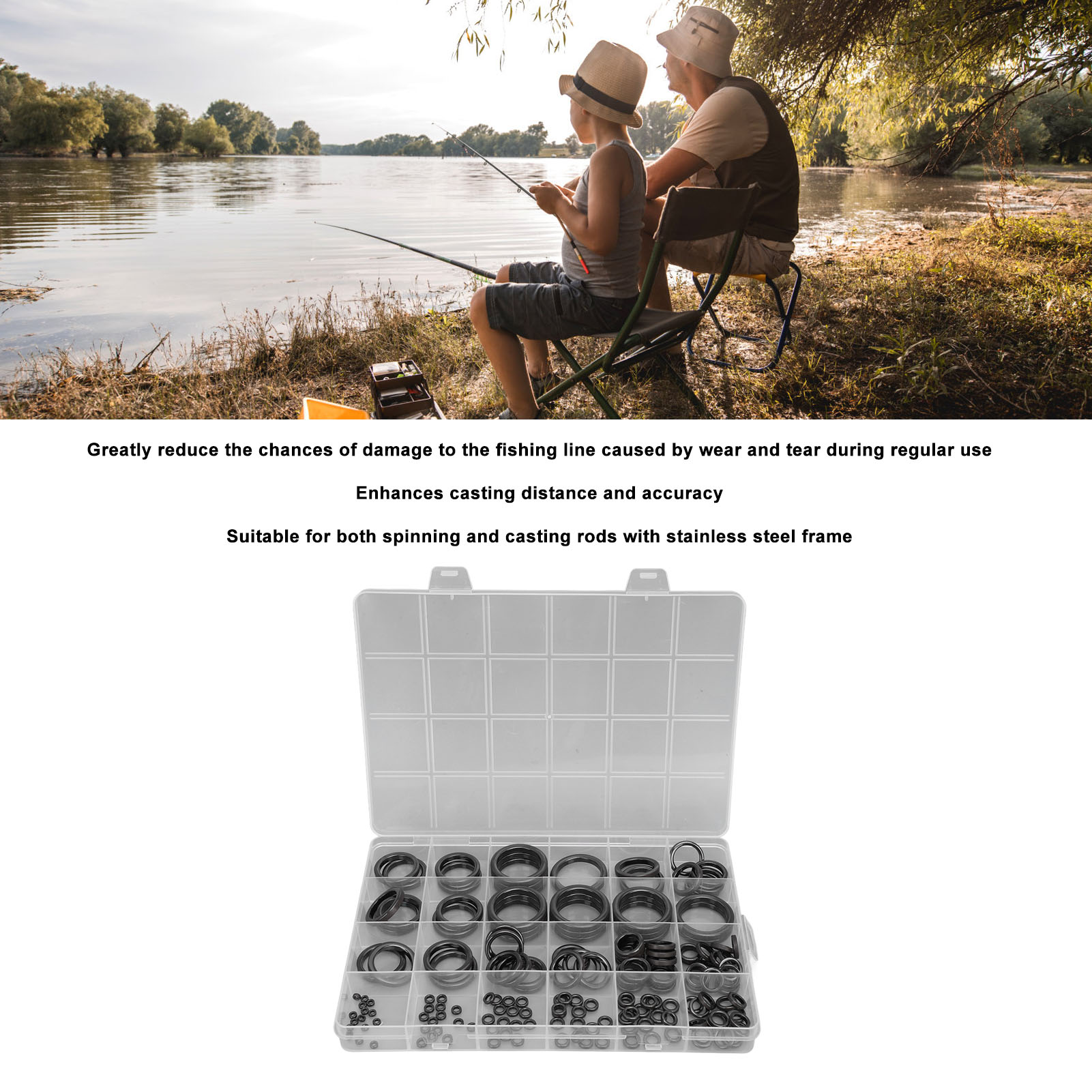 Fishing Rod Guide Repair Kit F - Fishing Rod Guide Replacement recension och pris