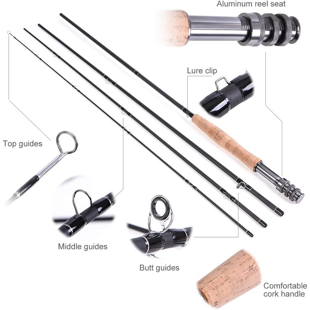Portable Fishing Kit: Rod, Car - Fishing Rod Case recension och pris