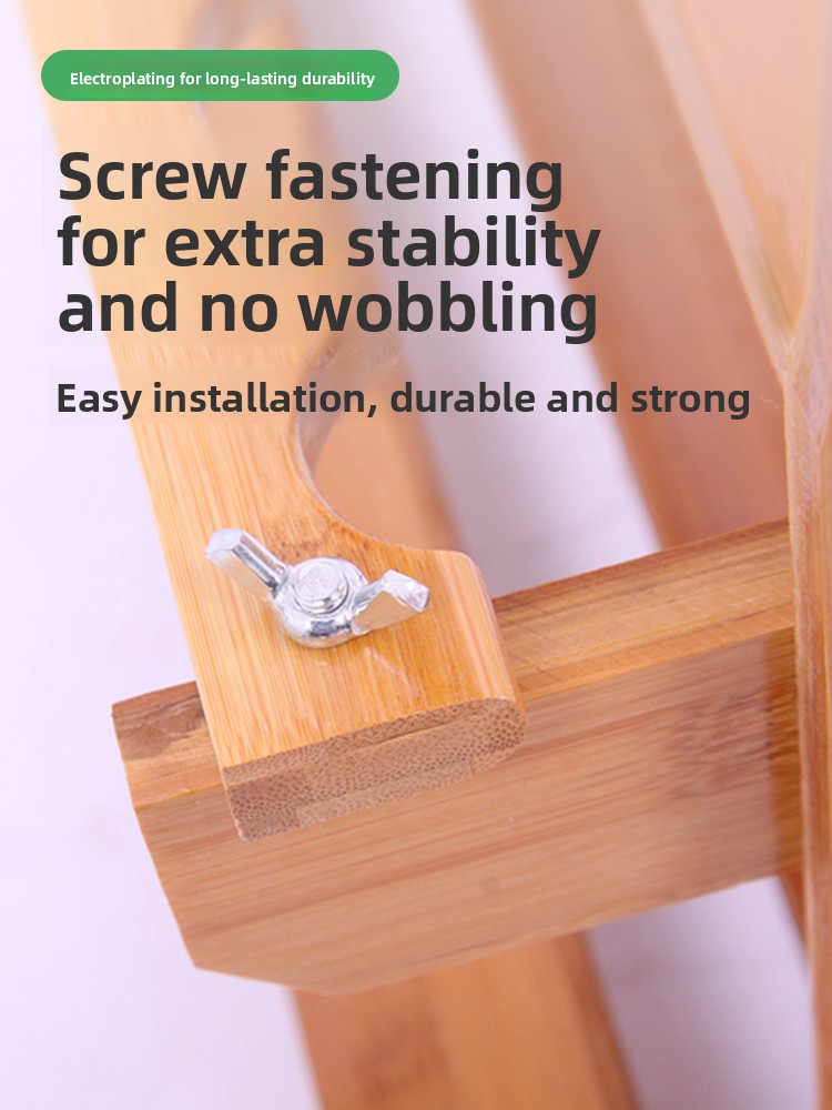 Real Wood Bamboo Multi-Functio - Fishing Rod Rack recension och pris