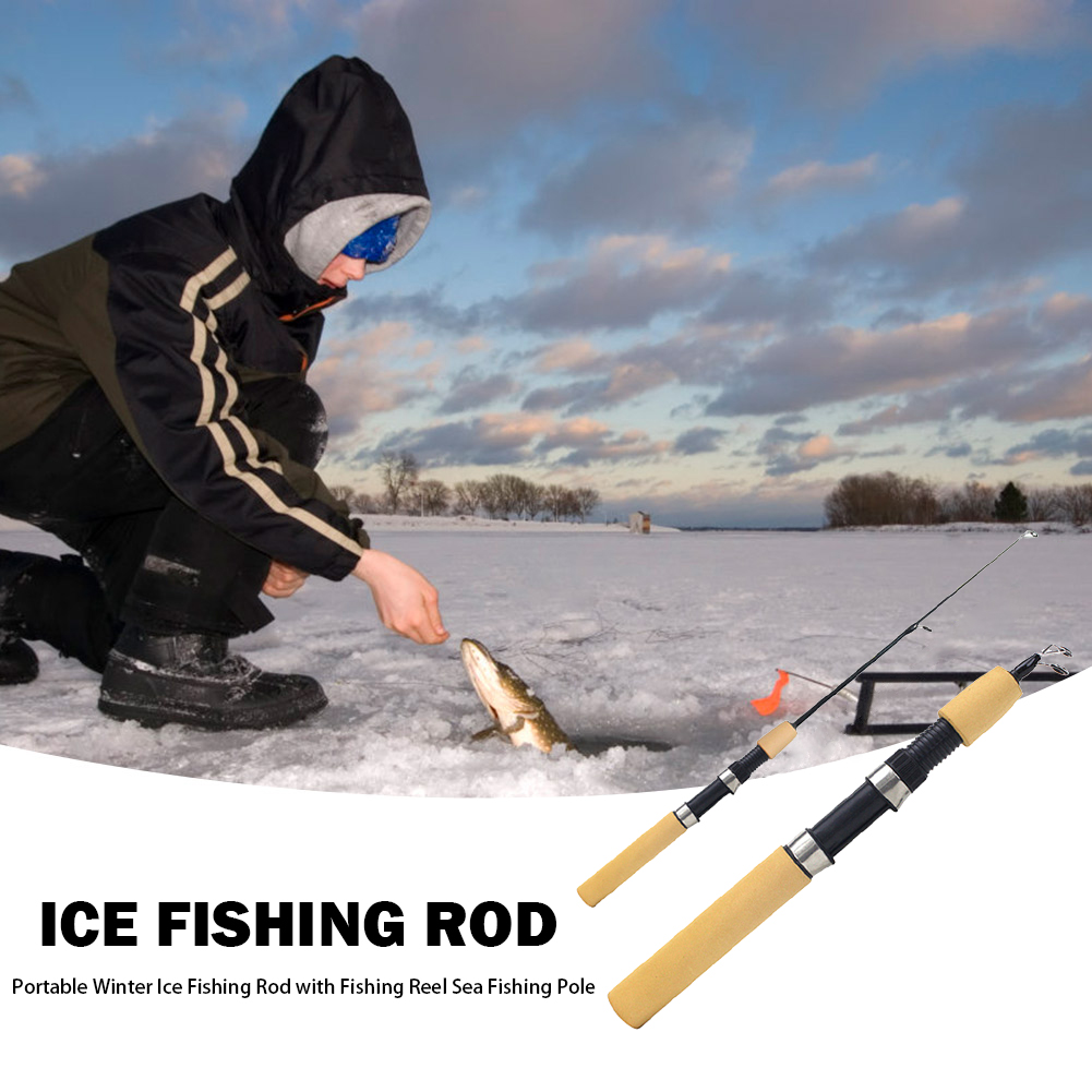 Ice Fishing Rod Portable Spinn - Fishing Rod Ice recension och pris