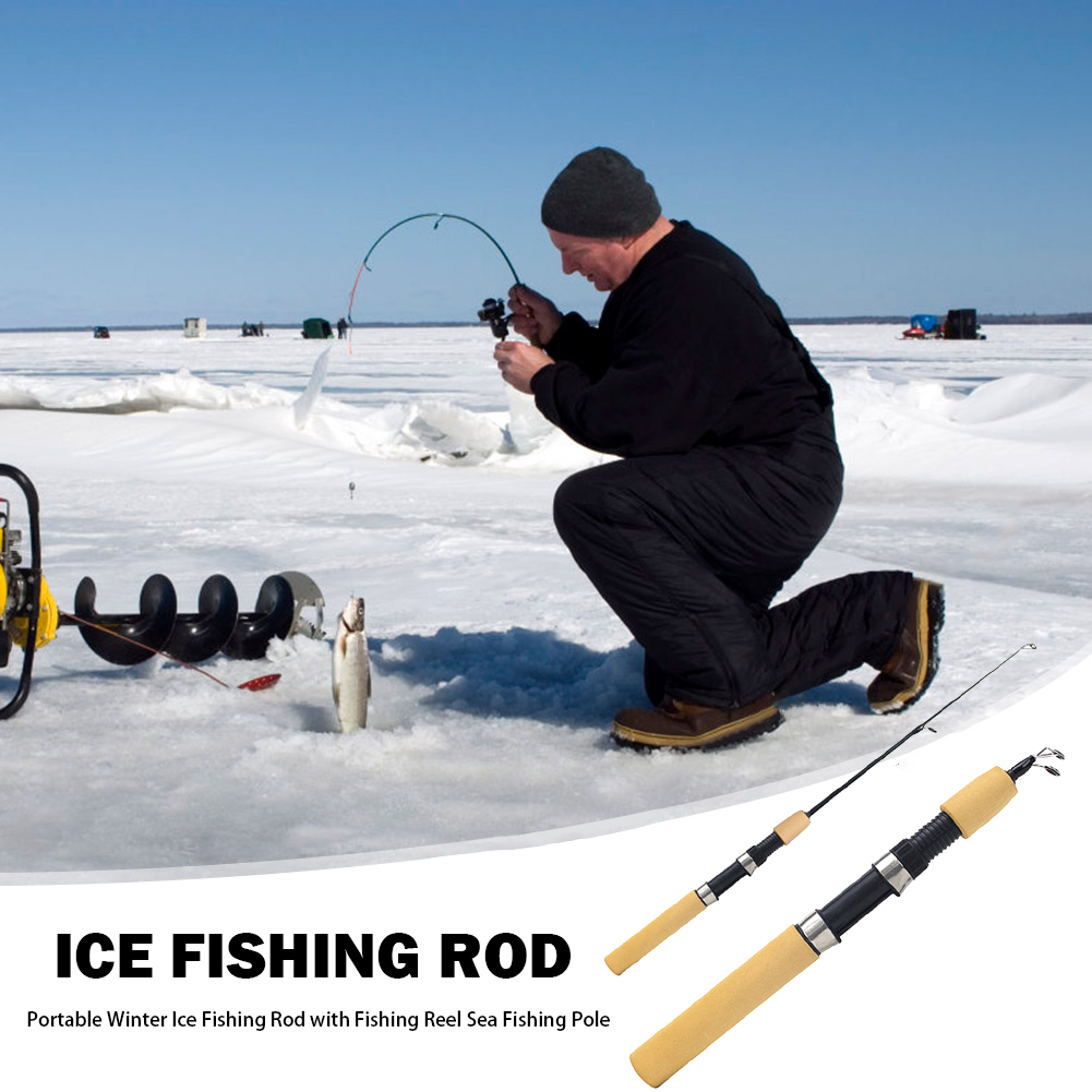 Ice Fishing Rod Portable Spinn - Fishing Rod Ice recension och pris