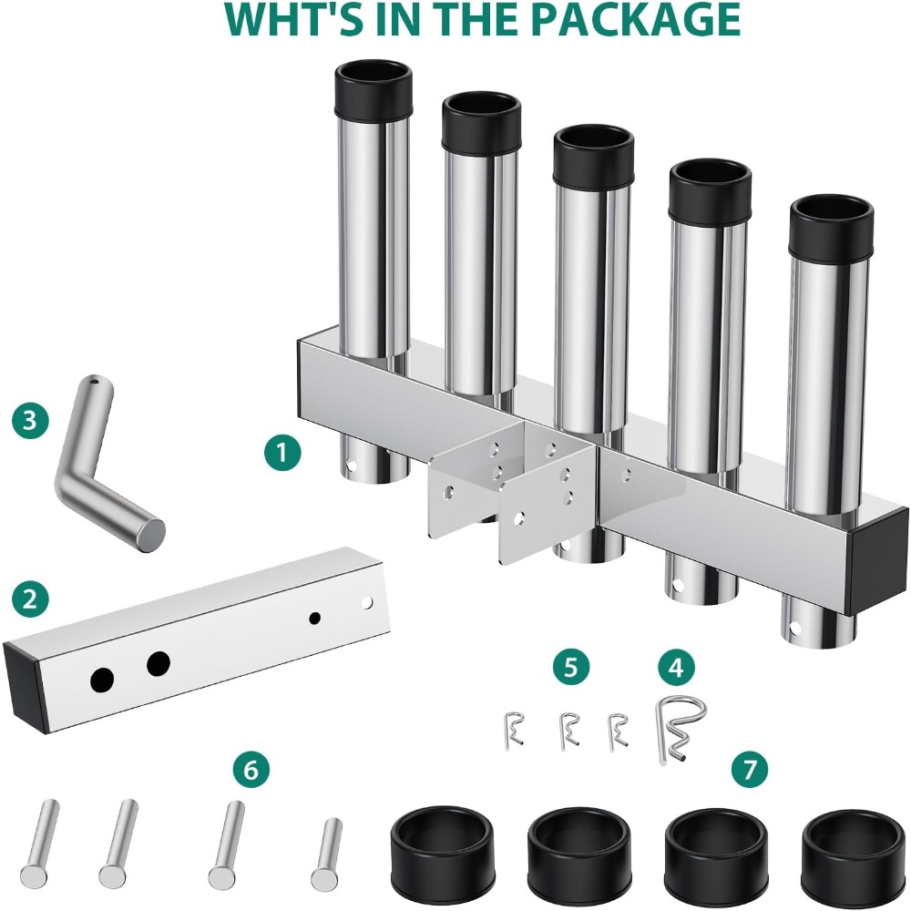 Hitch Mount Fishing Rod Holder - Fishing Rod Rack recension och pris