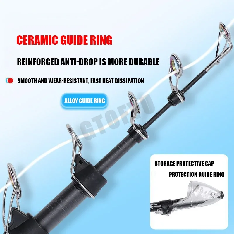 2.1-4.5M Telescopic Surf Rod S - Fishing Rod Surf recension och pris