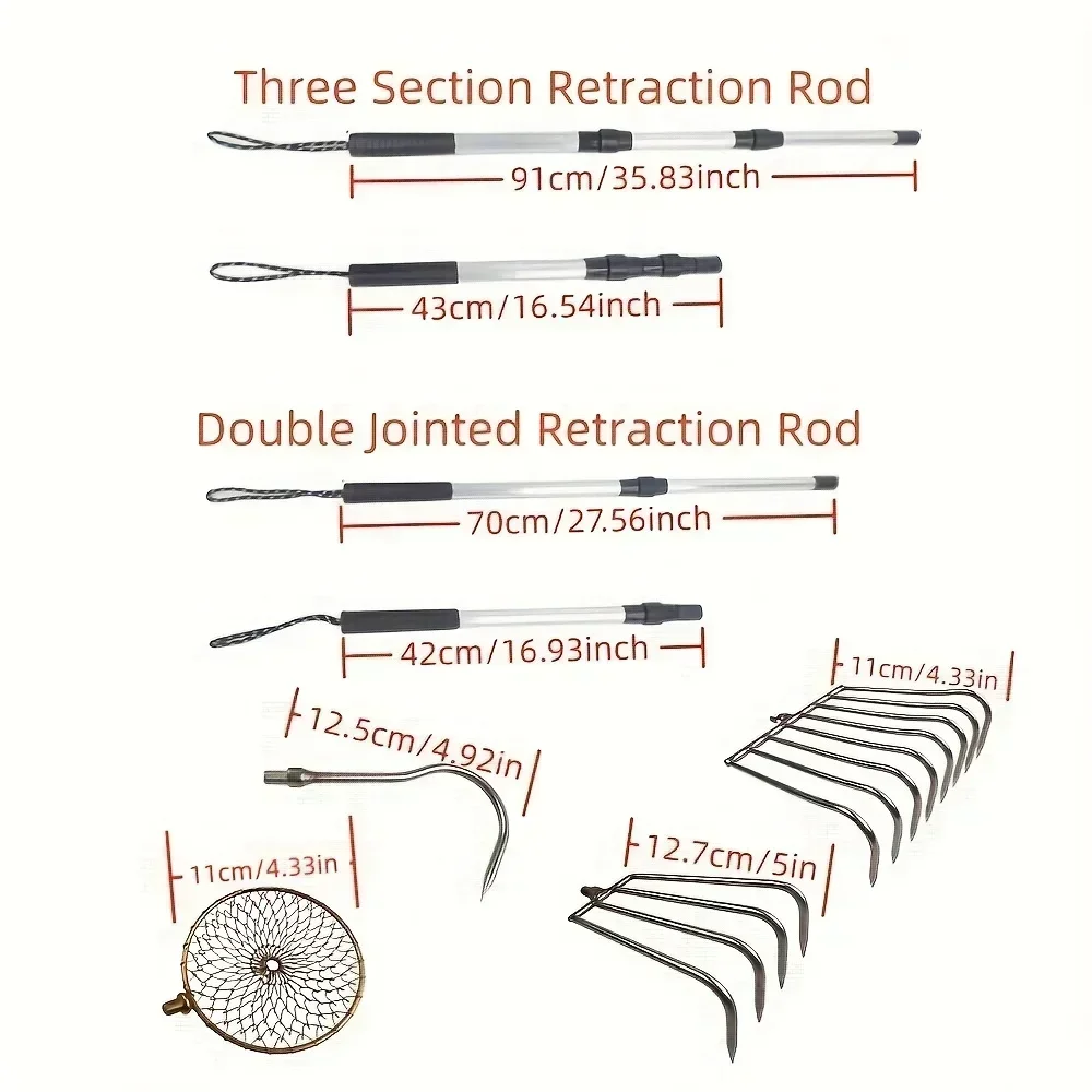 1pc JOOYOO Telescopic Aluminum - Fishing Rod Ice recension och pris