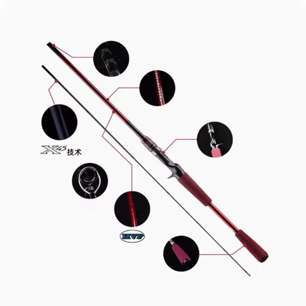 Carbon Fiber Lure Fishing Rod  - Fishing Rod Spinning recension och pris