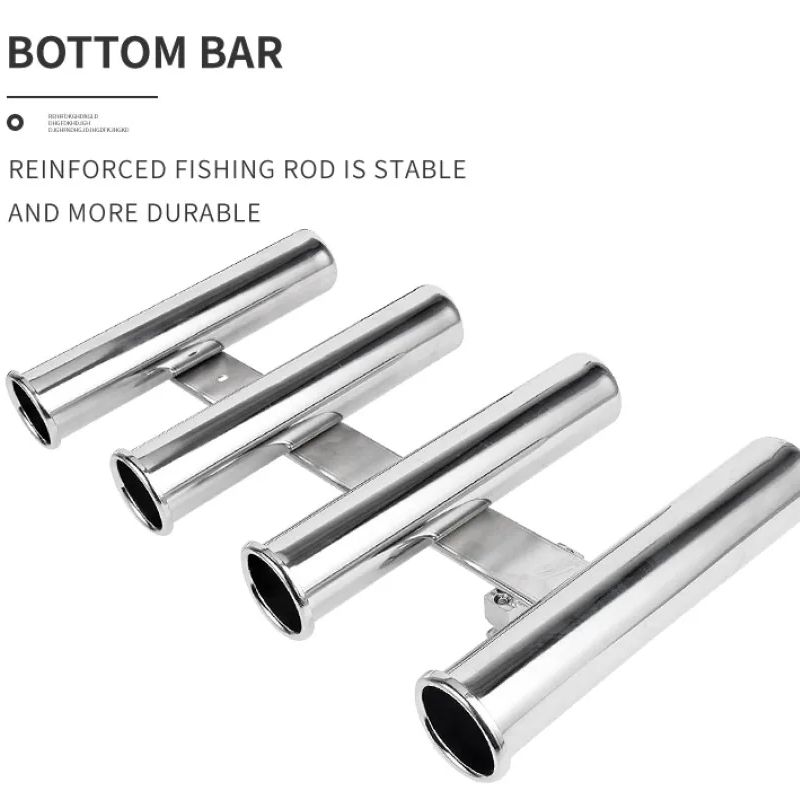Stainless Steel 4 Tubes Rod Ho - Fishing Rod Rack recension och pris