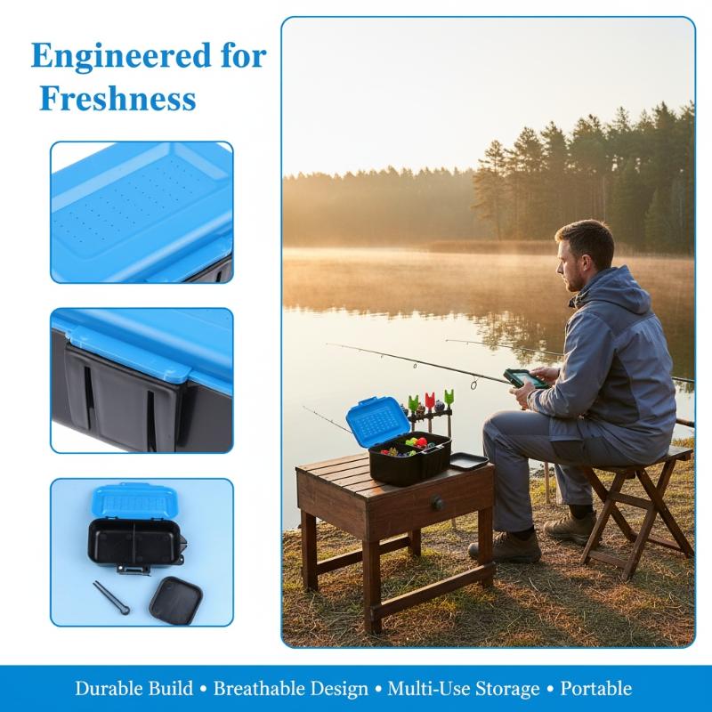 Portable Fishing Lure Box Case - Fishing Rod Case recension och pris