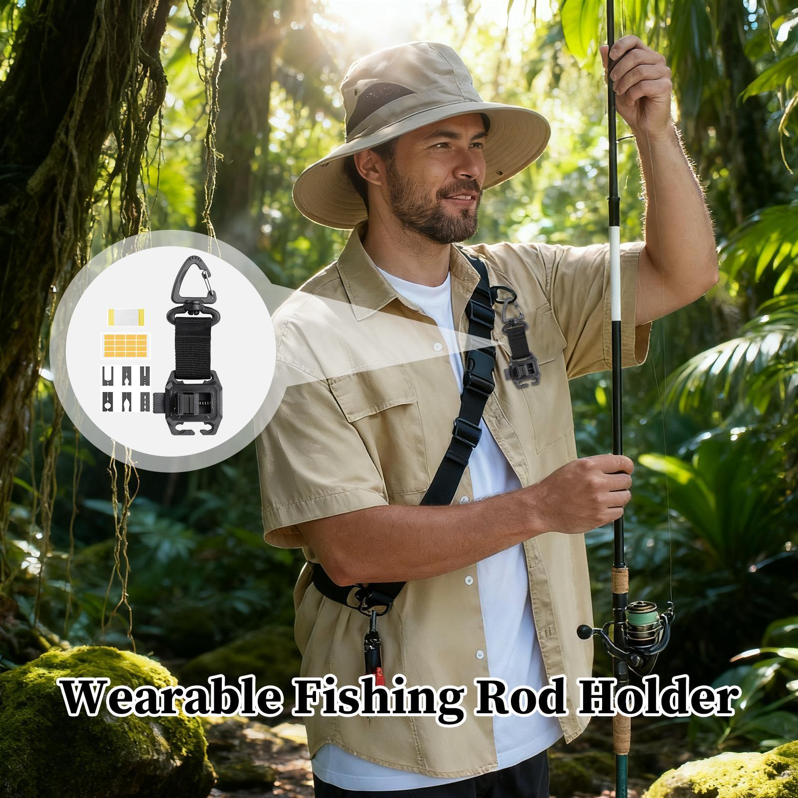 Wearable Fishing Rod Clips Hol - Fishing Rod Travel recension och pris