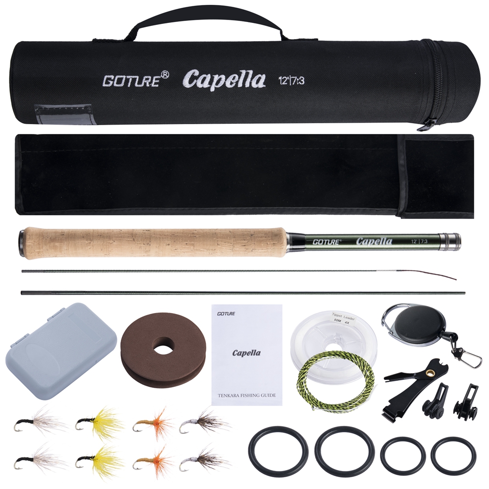 Goture Tenkara Fly Fishing Rod - Fishing Rod Carbon Fiber recension och pris