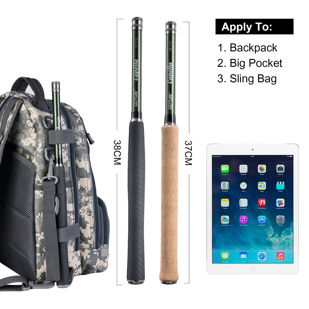 Goture Tenkara Fly Fishing Rod - Fishing Rod Carbon Fiber recension och pris
