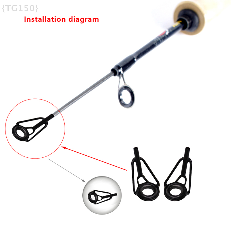 【F2-TG150】Stainless Steel Fish - Fishing Rod Repair Kit recension och pris
