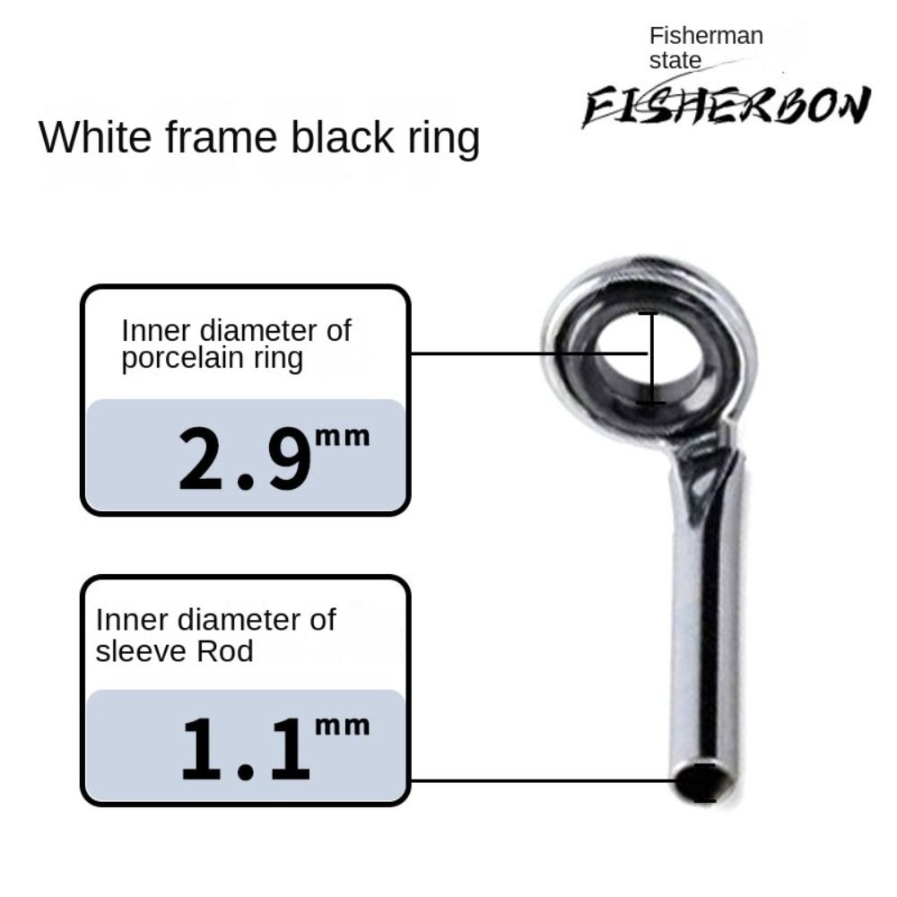 New O Ring Fishing Rod Guide S - Fishing Rod Guide Replacement recension och pris