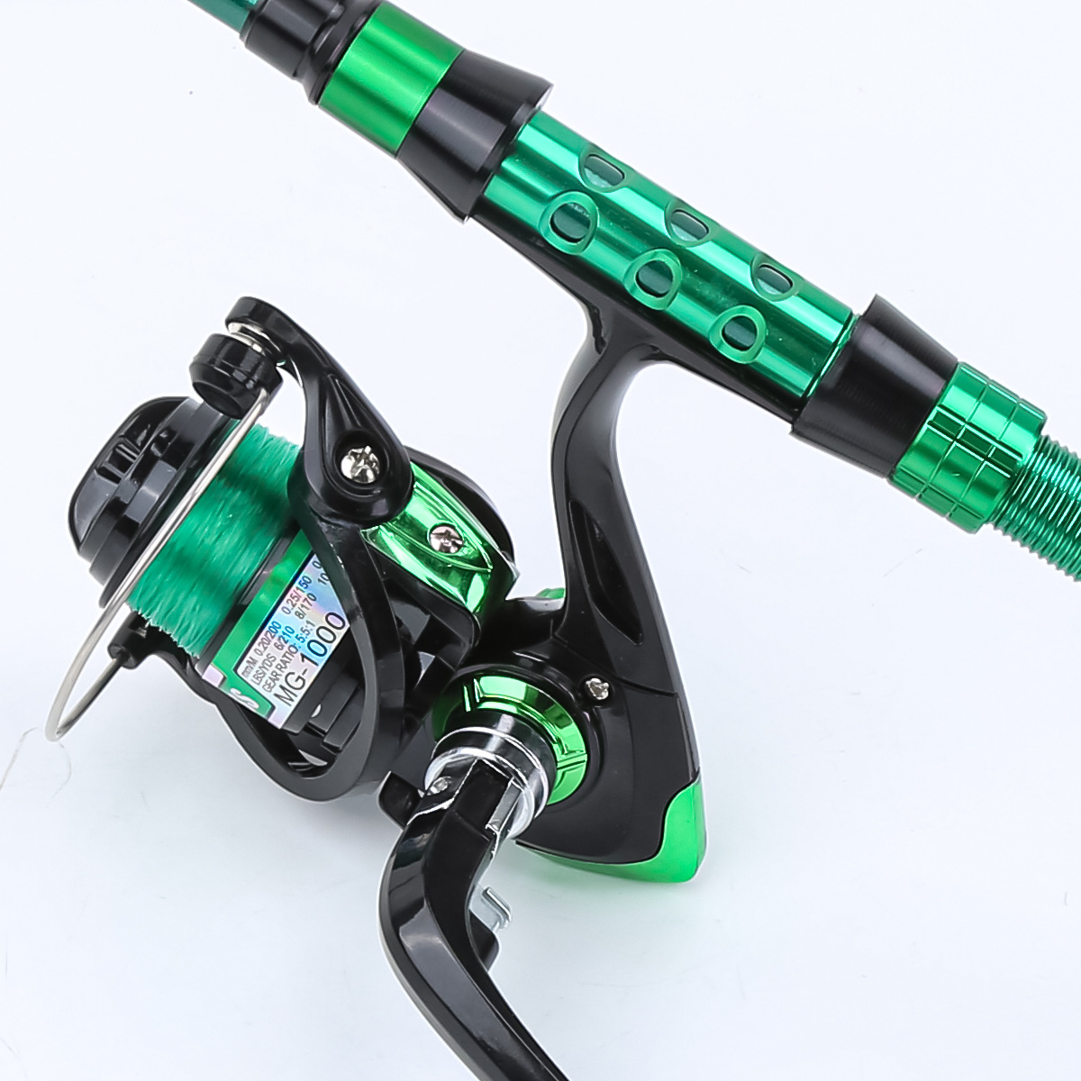 1.8 Meters Green Carbon Fiber  - Fishing Rod Case recension och pris
