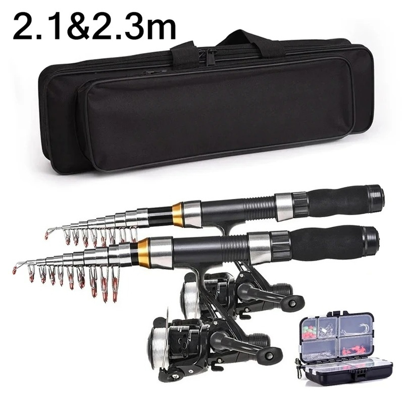 BRAVMAK 2.1/ 2.3 mTelescopic F - Fishing Rod Case recension och pris