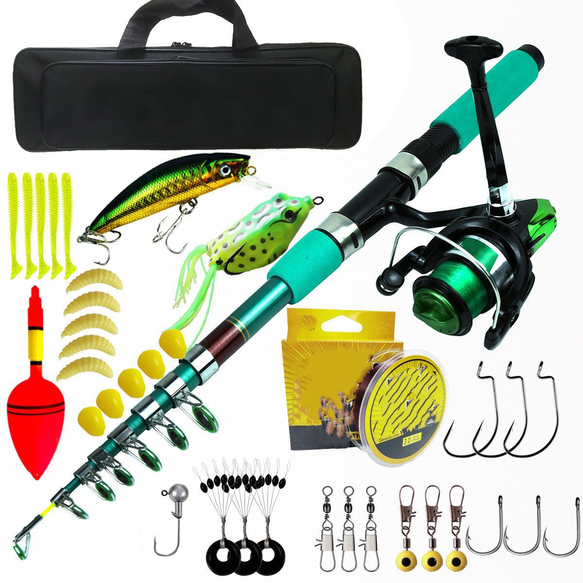 Portable Ultralight Carp Teles - Fishing Rod Telescopic recension och pris