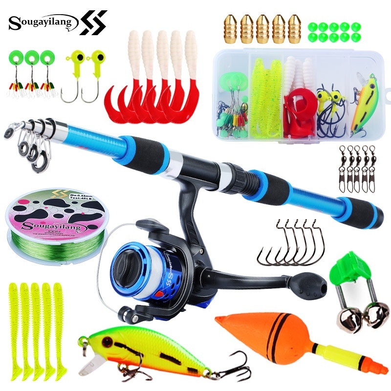 Sougayilang Kids Fishing Pole  - Fishing Rod Combo recension och pris