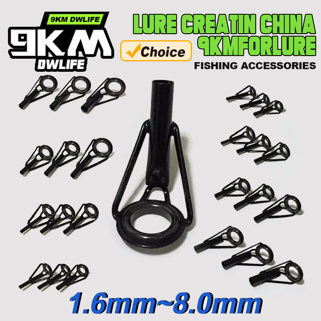 5Pcs Fishing Rod Tip Guides Re - Fishing Rod Guide Replacement recension och pris